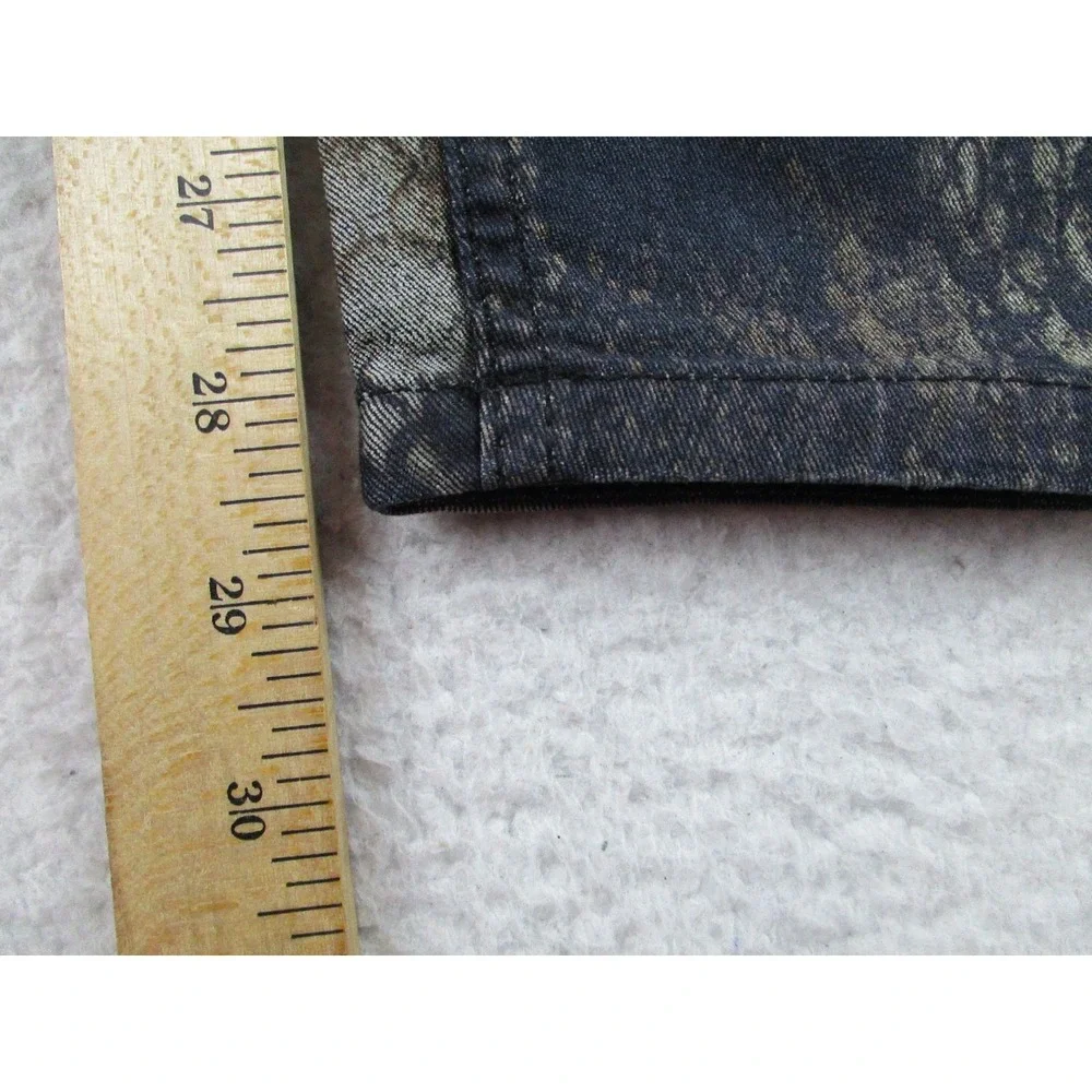 Frank Lyman Pants Womens XL Animal Print Snakeskin Leopard Skinny Stretch 223441